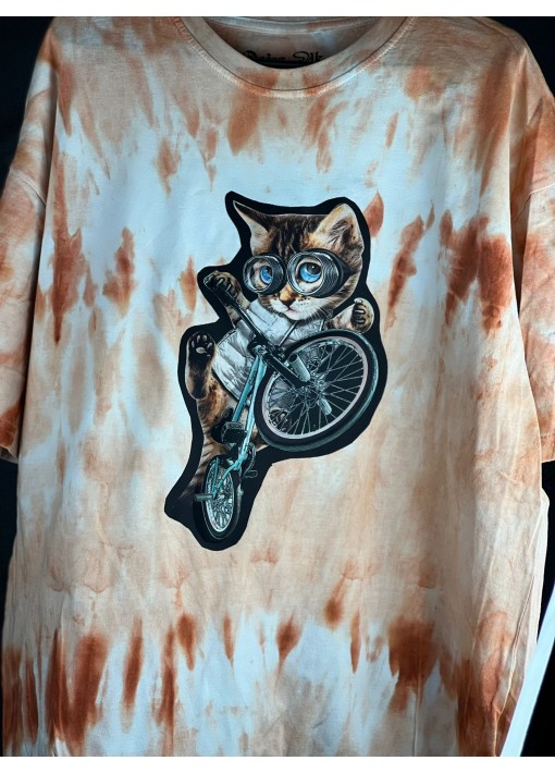 Oversize Erkek Tişört 15 Ping Bike Cat